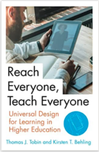 Reach Everyone Teach Everyone Universal Design for Learning for higher education book cover image