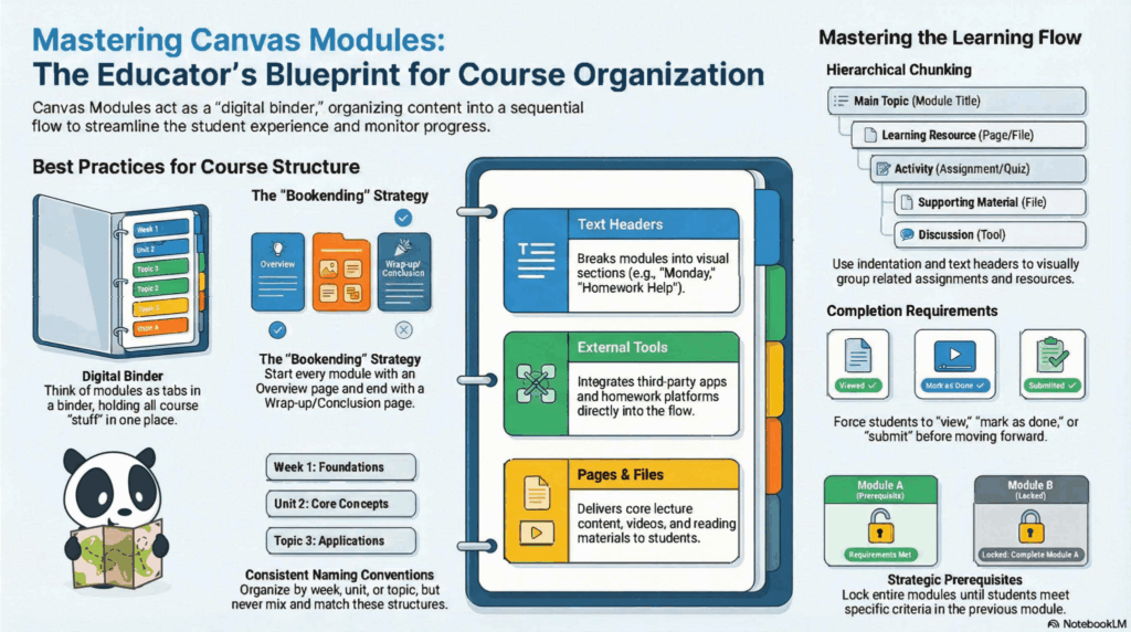 Best Practices: Modules and Pages - Center for Teaching and Learning